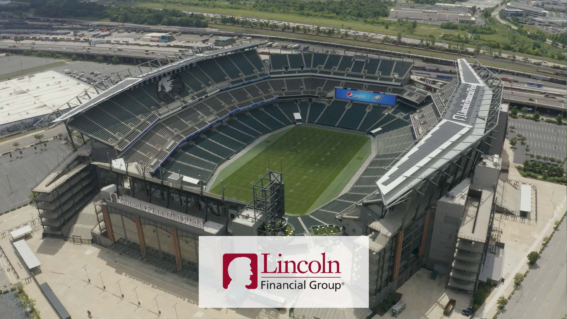 Eagles Lincoln Financial Field Drone